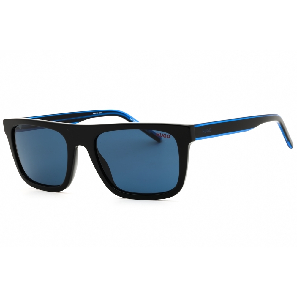 NWT Hugo HG 1297/S-0D51 KU Blue Rectangle 54mm Sunglasses